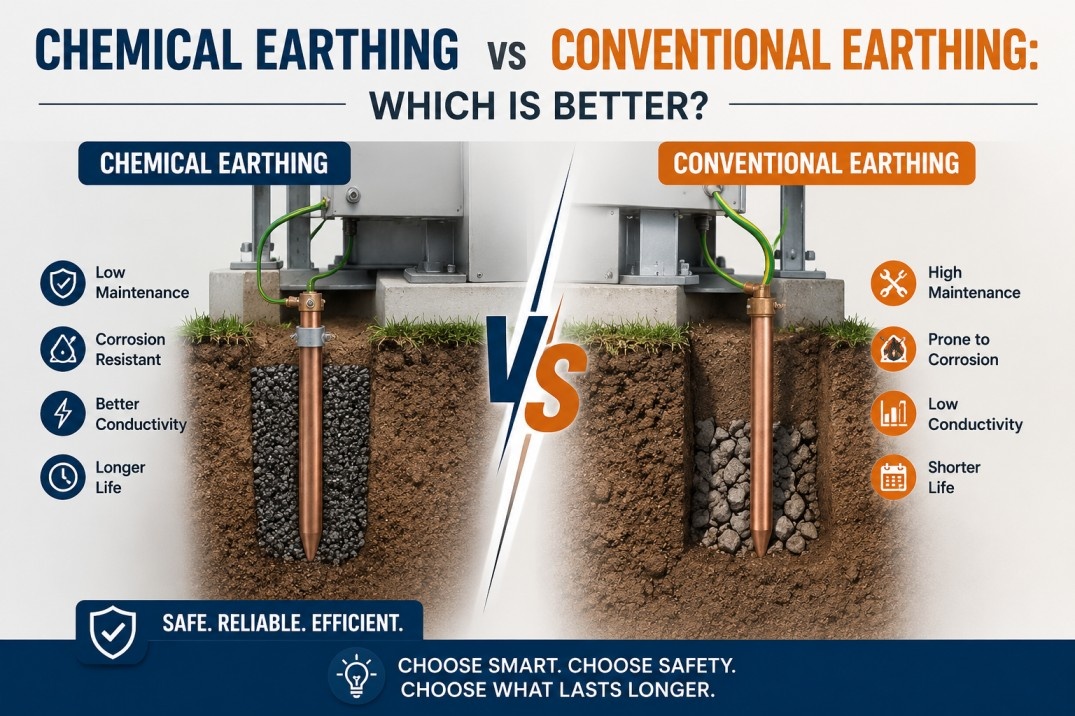 Chemical Earthing vs Conventional Earthing: Which Is Better?