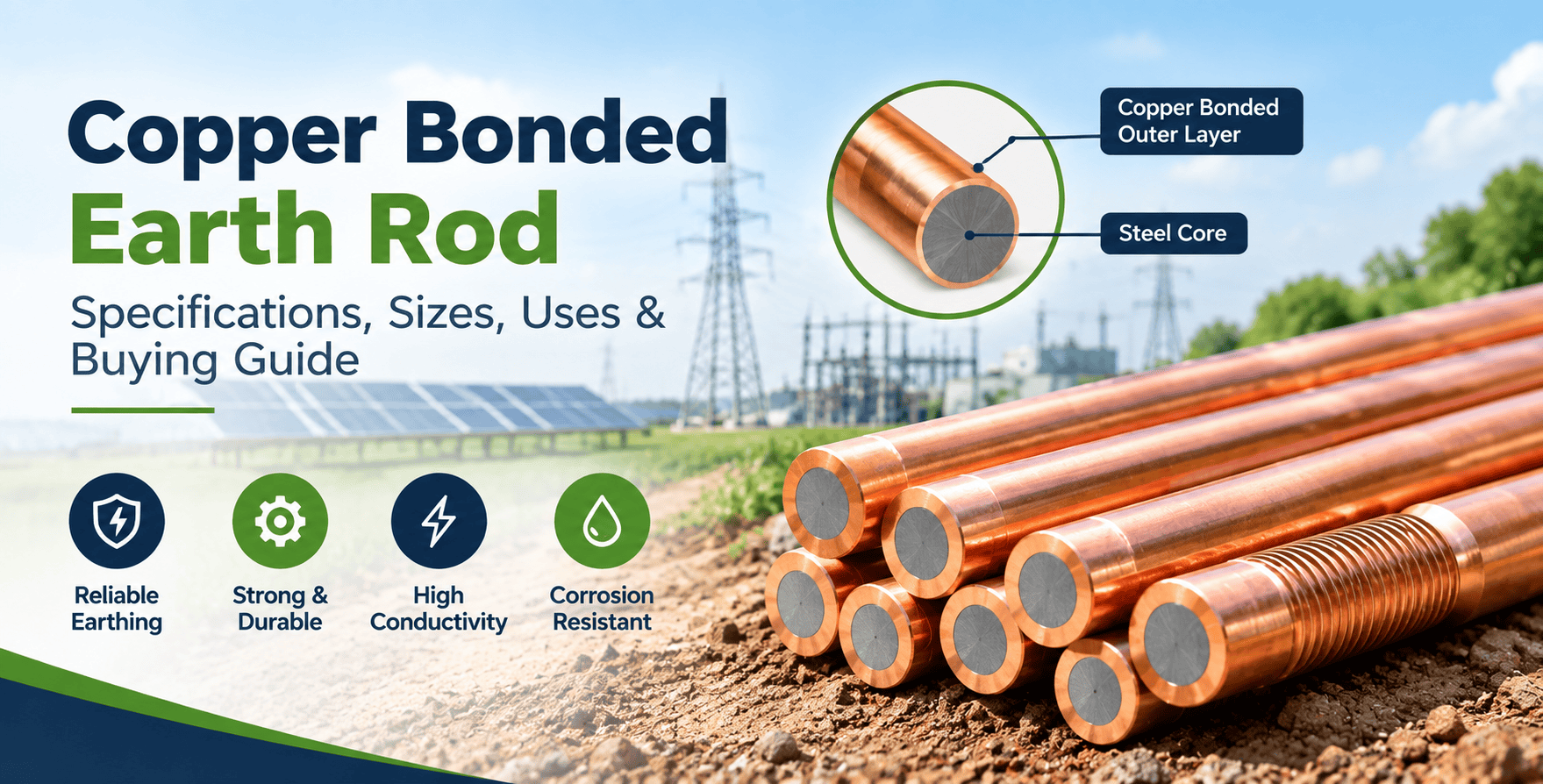 Copper Bonded Earth Rod